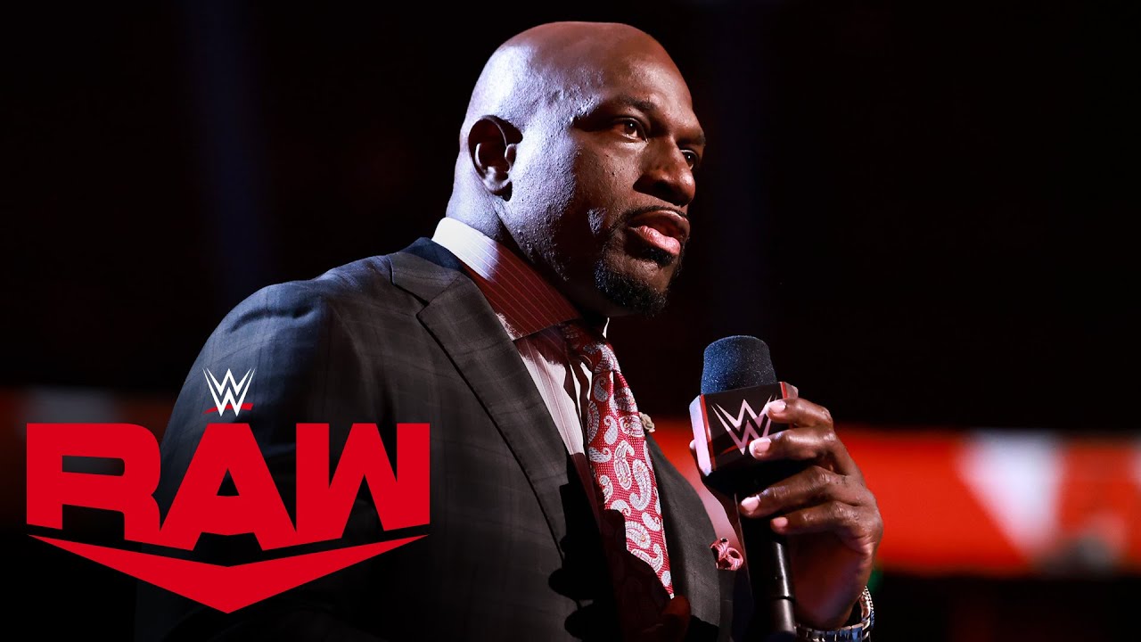 Titus O’Neil is proud to be a WWE Global Ambassador: Raw, July 18, 2022