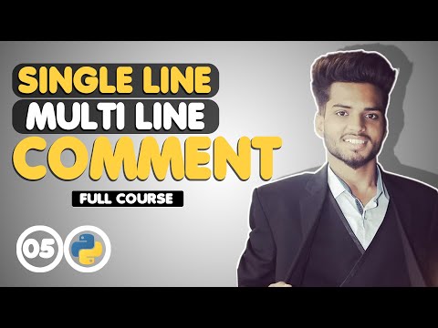 How to comment single-line/multi-line in python programming (URDU-HINDI)