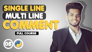 How to comment single-line/multi-line in python programming (URDU-HINDI)