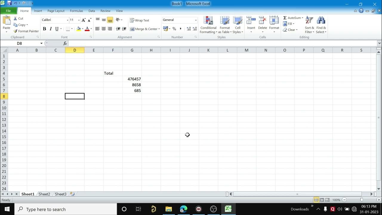 Excel Formula For Total Number Of Cells