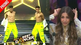 India's best Dancer 2 | Malaika Arora SHOCKED Watching Akash & Tushar's Tadakta Bhadakta Performance