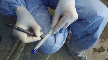 FMD collecting diagnostic samples