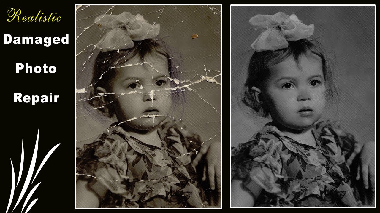DAMAGED PHOTO REPAIR in Old Photo Restore