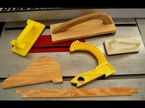 Woodworking - How to Work Safe with Push Sticks - YouTube