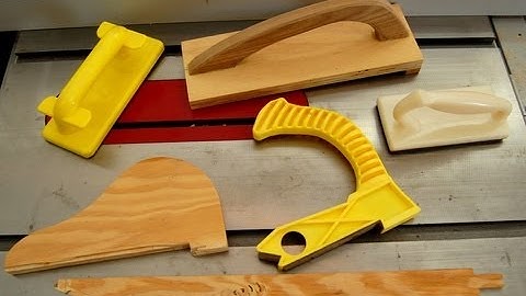 Woodworking - How to Work Safe with Push Sticks