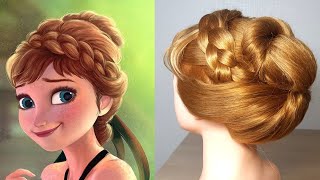 Frozen Hairstyles,  Anna Hairstyles
