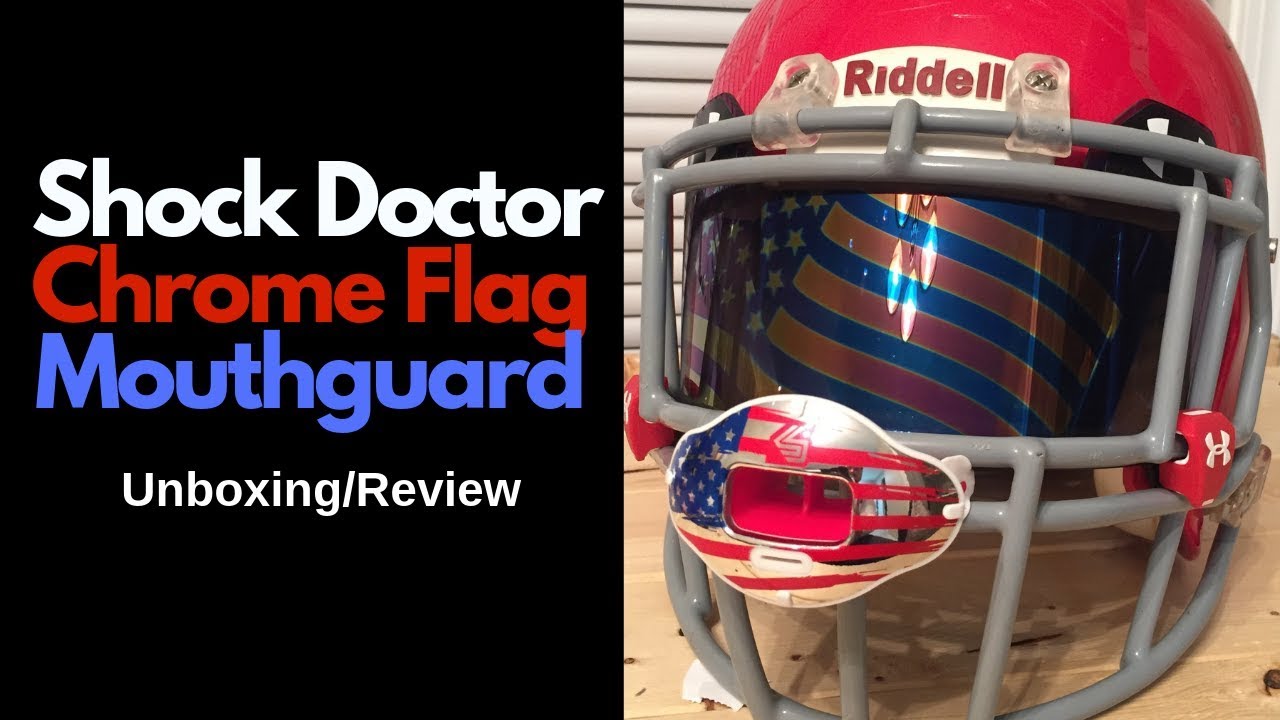 Shock Doctor Chrome Flag Mouthguard Unboxing/Review YouTube