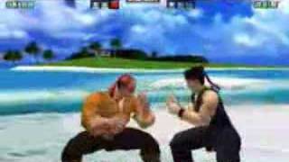 Virtua Fighter 3 - Kenshirou (Akira) vs Ek (Wolf)