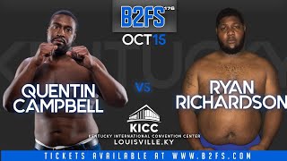 B2FS 176 | Ryan Richardson vs Quentin Campbell Super Heavyweight Ammy