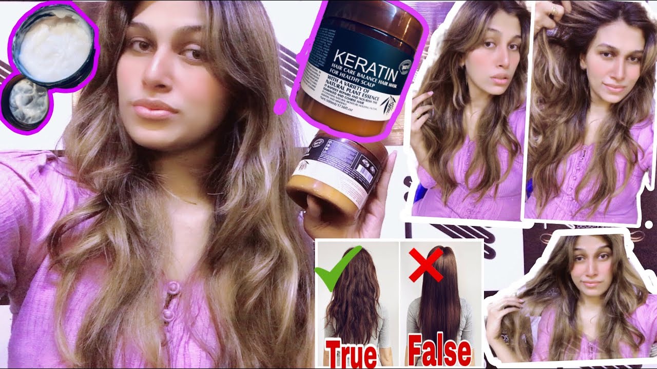 Keratin hair mask review how to use keratin hair mask honest review YouTube