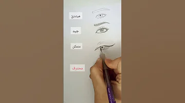طريقة رسم عين سهلة حسب المستوى Pintingtutorial Explore 2023 