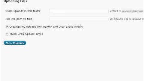 About Wordpress blog Miscellaneous Settings - Wordpress Tuto