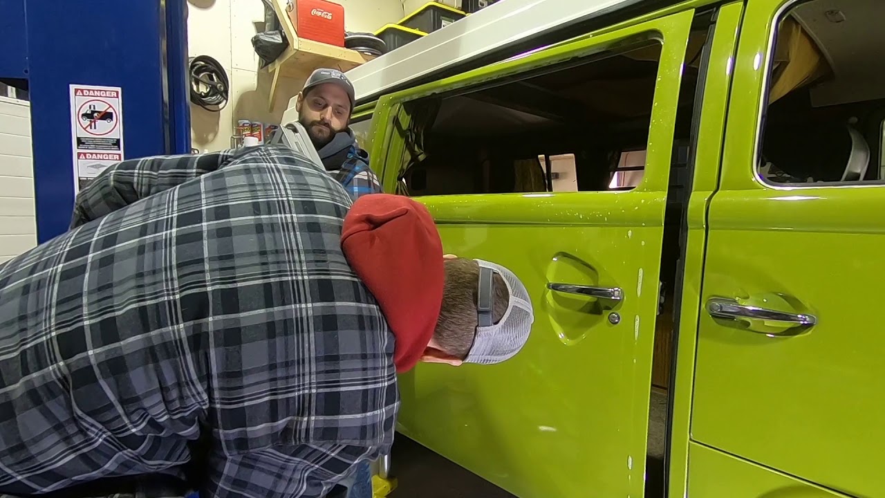 VW Bus Westfalia Replacing Jalousie Windows YouTube
