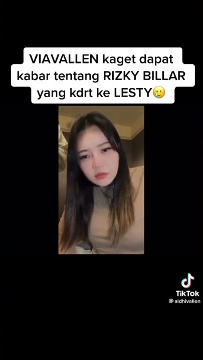 VIA VALLEN KAGET DENGAR BERITA LESTY KEJORA