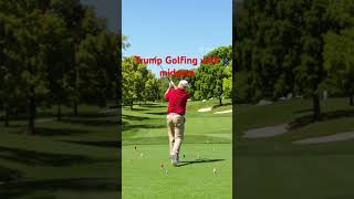 Trump golfing with midgets #golf#trump#midgets#balls
