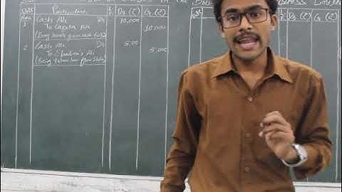 BCCA Sem I - Financial Accounting - Lecture 13