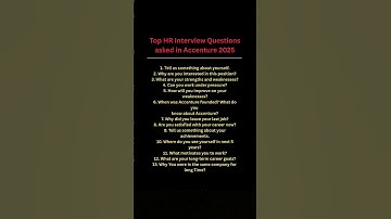 Top Interview Questions Asked in Accenture.. #coding #programming #interview #job #placement #shorts