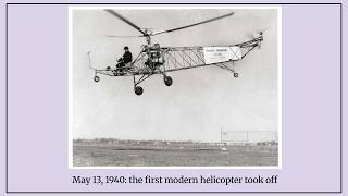 History Snapshot: May 13 1940: the first Sikorsky helicopter flew