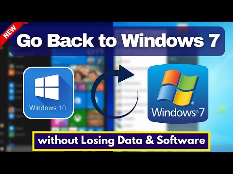 Video: Vil nedgradering til Windows 7 slette alt?