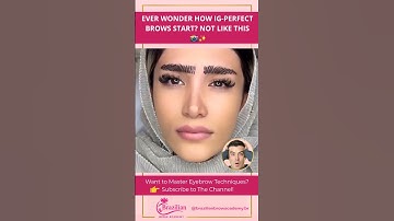 Instagram Brows Transformation | From Fail to Flawless #shorts #viral #beauty #transformation