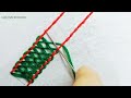 Basic Stitch /Cross Stitch By Hand/ Border Embroidery Design/Embroidery Stitches For Beginners