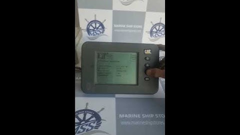 CAT C7 C9 307 7542 00 DISPLAY PANEL-TESTING VIDEO-MARINE SHIP STORE
