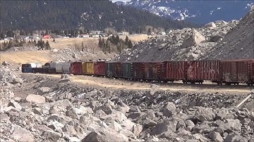 Canadian Pacific mixed pulling the hill