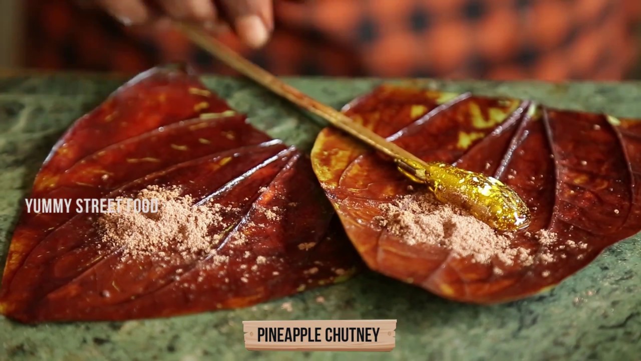 Pineapple Meenakshi & Chundan Chutney Pans Sweet Paan Yummy Street