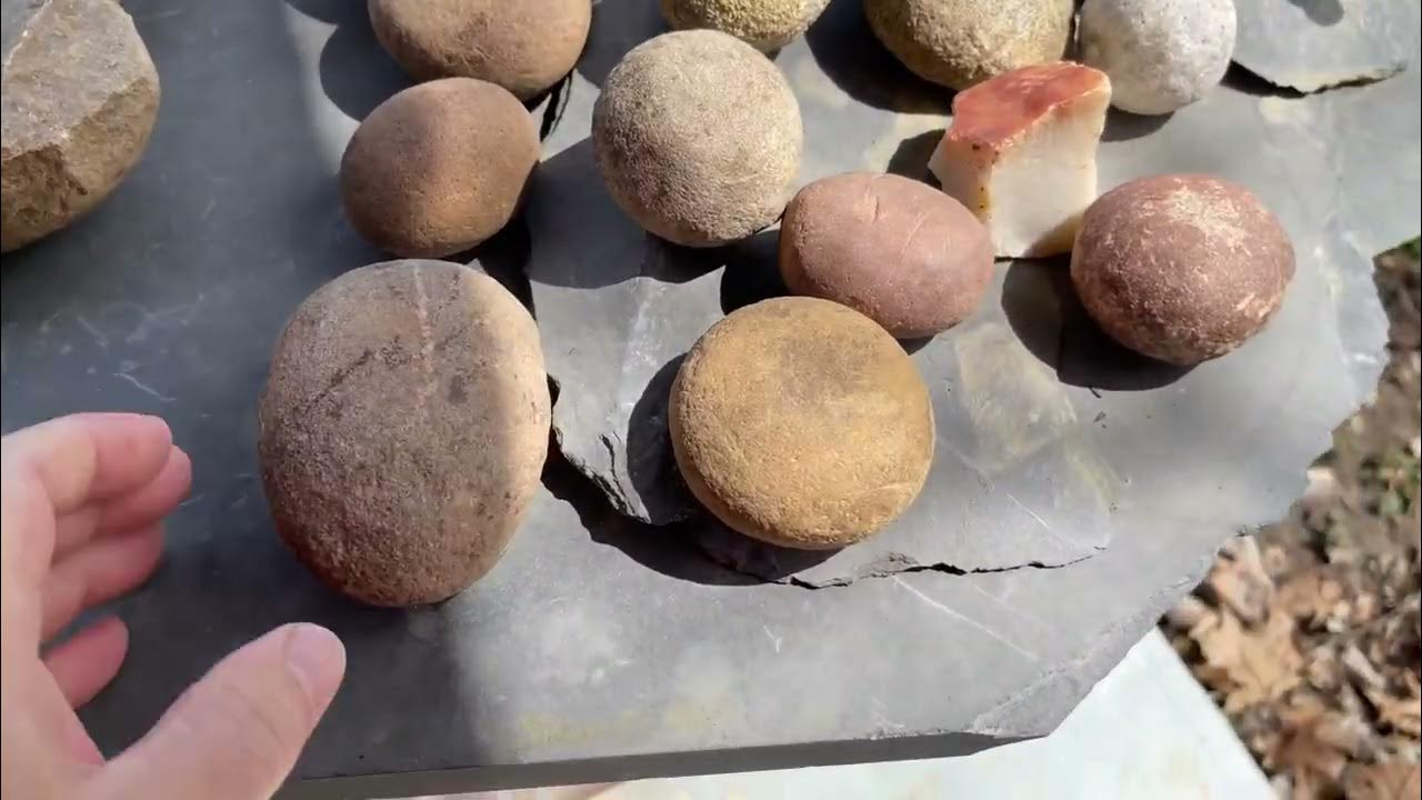 A look at some different types of hammer stones. And a couple recent