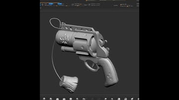 gun 🔫 3d blender modeling