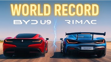 RIMAC NEVERA R vs BYD U9 TRACK EDITION: The Ultimate Electric Hypercar Showdown!