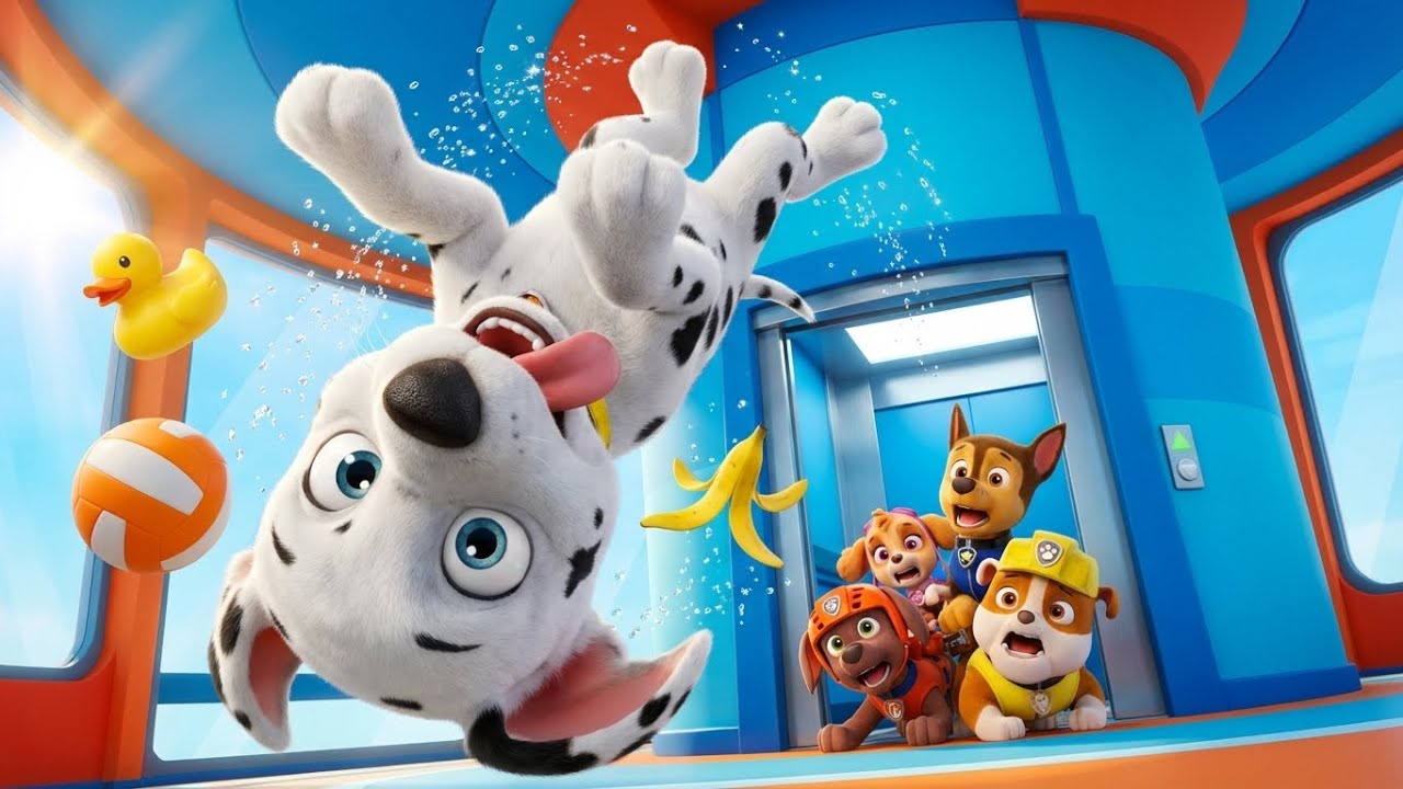 PAW Patrol Funny Moments: Marshall’s Clumsiest Crashes 🤪🚒🍌 | The Ultimate Wipeout Special