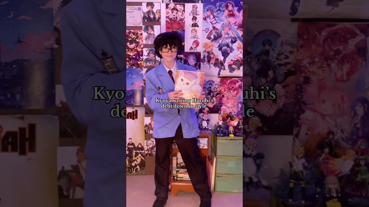 Who is this DIVA 💙 He ran out of pages in his other one LOL #cosplay #kyoyacosplay #ohshccosplay