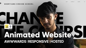 Design an Animated Website and Stand Out in College 😎| Front-End Minor Project 2023