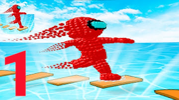 Sandman Shortcut Race: Pixel 3d Man Run Game - Part 1 - Levels 1 - 5 - Video game walkthroughs