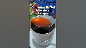 Minuman Herbal Jahe Merah Rempah Untuk Meredakan Sakit Tenggorokan #shorts #fypシ #jamu
