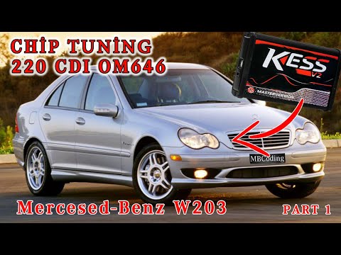Mercedes-Benz C-class W203! Chip tuning 220CDI OM646! Часть 1 Валим блок. Продолжение следует!