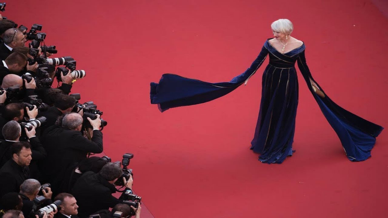 Helen Mirren In Elie Saab At Cannes 2018 Red Carpet