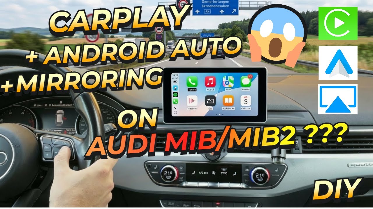 Добавьте Apple CarPlay и Android Auto в Audi A4 MIB / MIB2 | Простая установка своими руками от A...