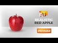 Adobe Illustrator Speed Drawing Realistic Red Apple with Mesh Tormentor