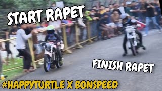 HAPPY TURTLE X BONSPEED NINJA 155 RIDER SKILL SHOWDOWN SUNMORI