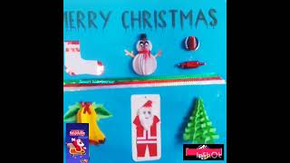 DIY christmas craft | bulletin board | christmas green board decorations | #900subs | DIY craft - 11
