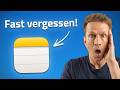 Apple Notizen: Wie konnte ich diese 10 Tipps VERGESSEN?