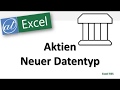Neuer Datentyp in Excel - Aktien - YouTube