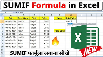 How to use the SUMIF function in Microsoft Excel | sumif formula in excel | sumif function in excel