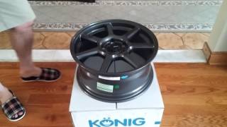Konig Ultraform wheel unboxing