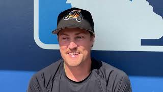 Pitcher Khal Stephen - RubberDucks Warmup, September 2025