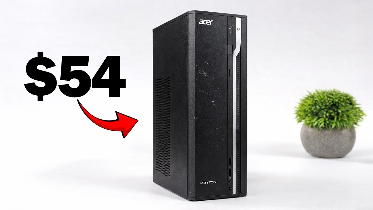 I Bought a Cheap Old PC… and Turned It Into a Gaming PC! - YouTube
