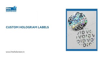 Hira Holovision Custom Hologram Stickers Labels