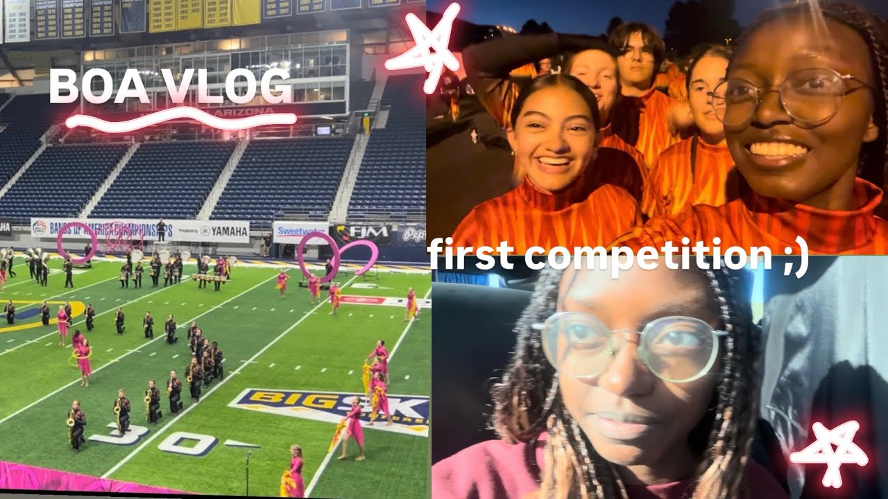 First competition vlog | BOA | marching band